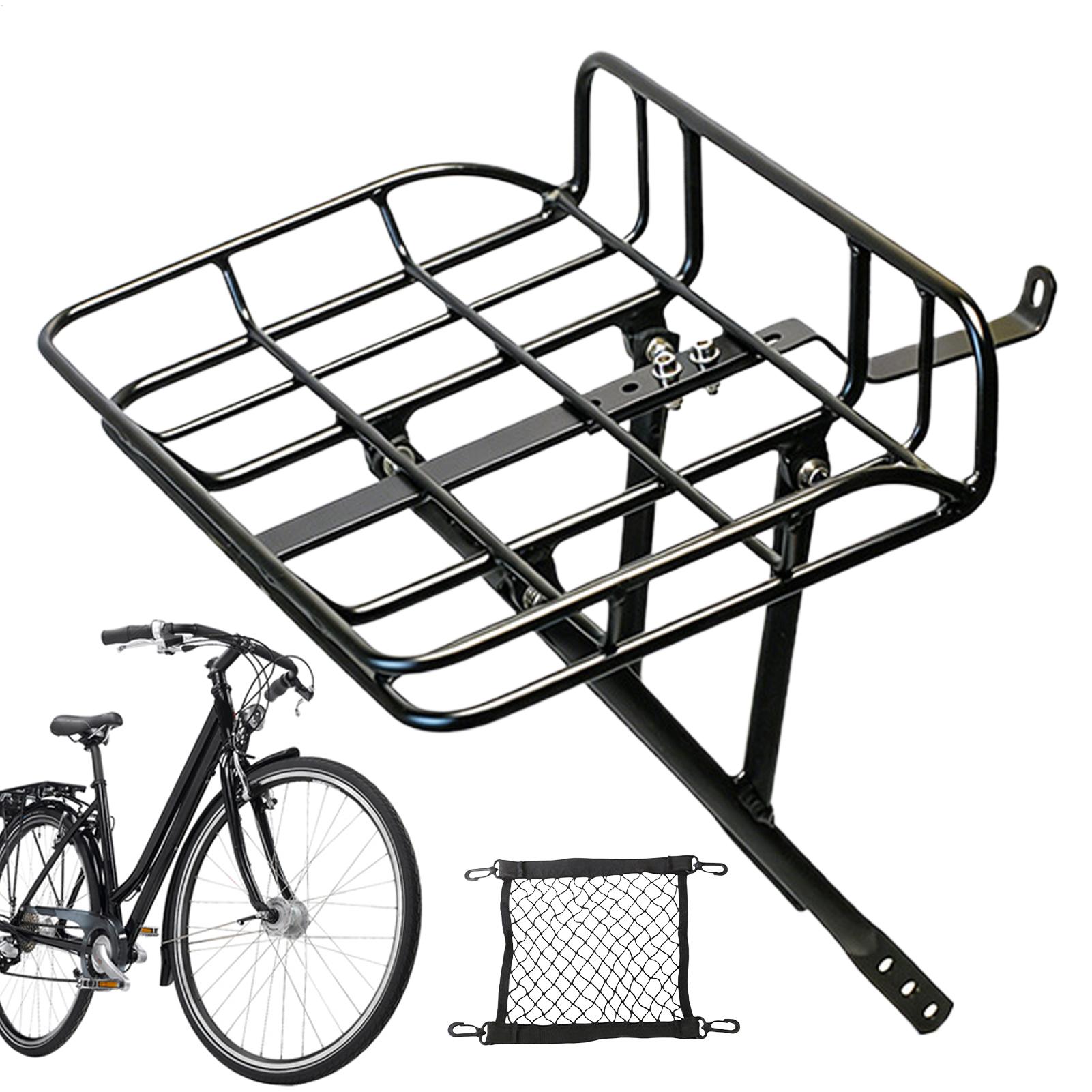 퀵 릴리스 프론트 자전거 바구니, 대용량 금속 카고 바 - Commuting With Bike 리뷰 및 가격