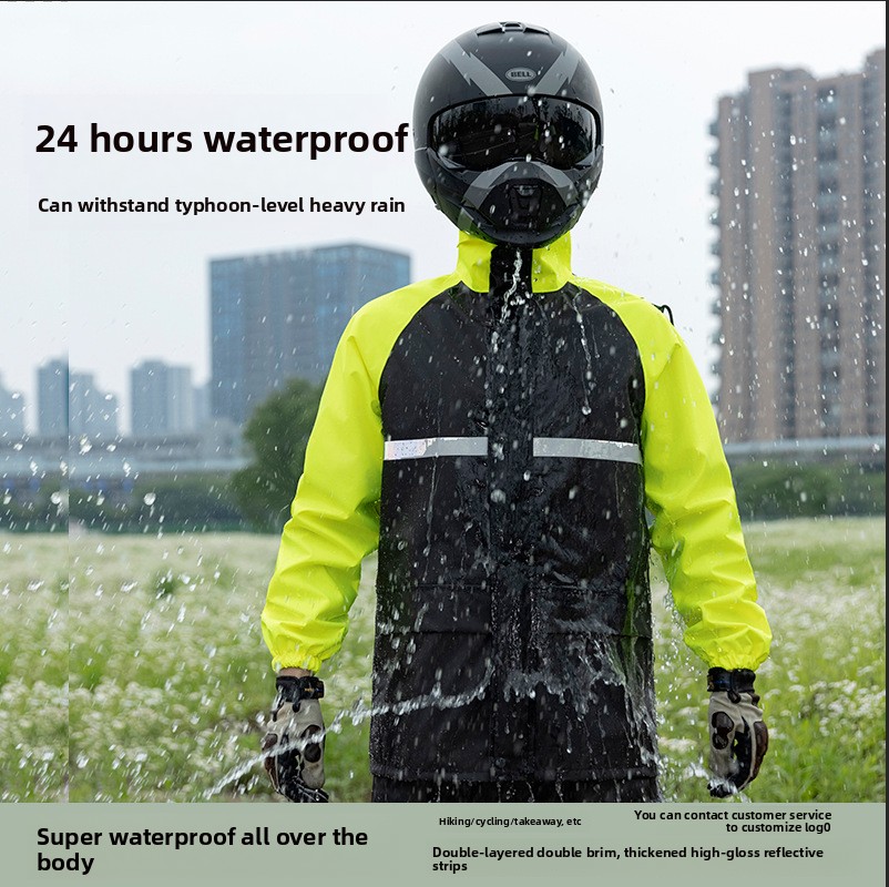 투피스 오토바이 방수복 세트 (재킷과 바지) 배달, 자 - Cycling Commuter Rain Jacket 리뷰 및 가격
