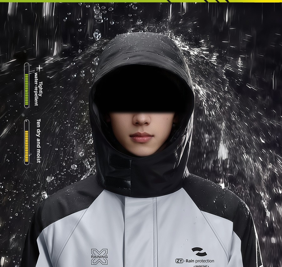 튼튼한 투피스 오토바이 방수복 세트 (자켓과 바지) - - Cycling Commuter Rain Jacket 리뷰 및 가격