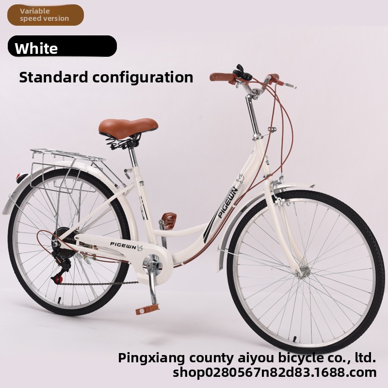 24/26인치 빈티지 경량 통근용 자전거, 남녀 공용  - Cycling Commute Speed 리뷰 및 가격